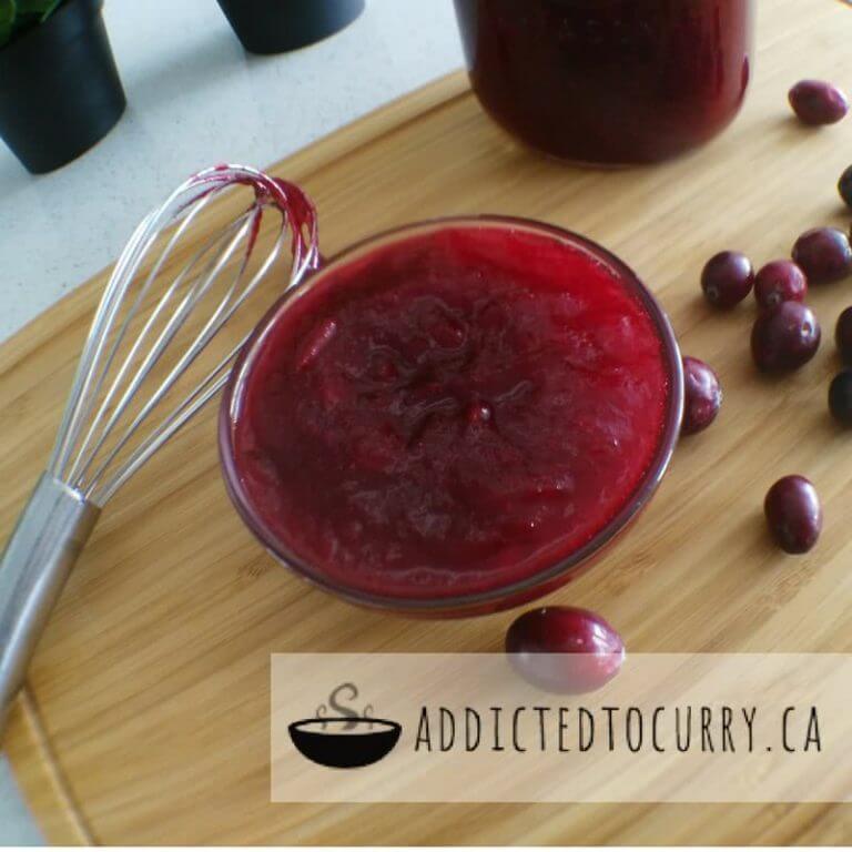 Homemade Cranberry Sauce with Spice – Addicted to Curry