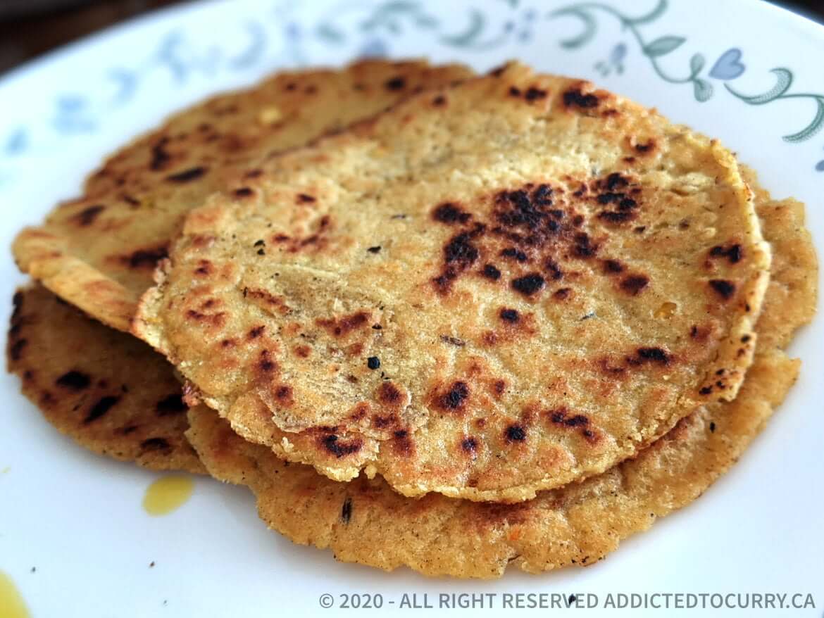 How to make Corn Flour Parathas